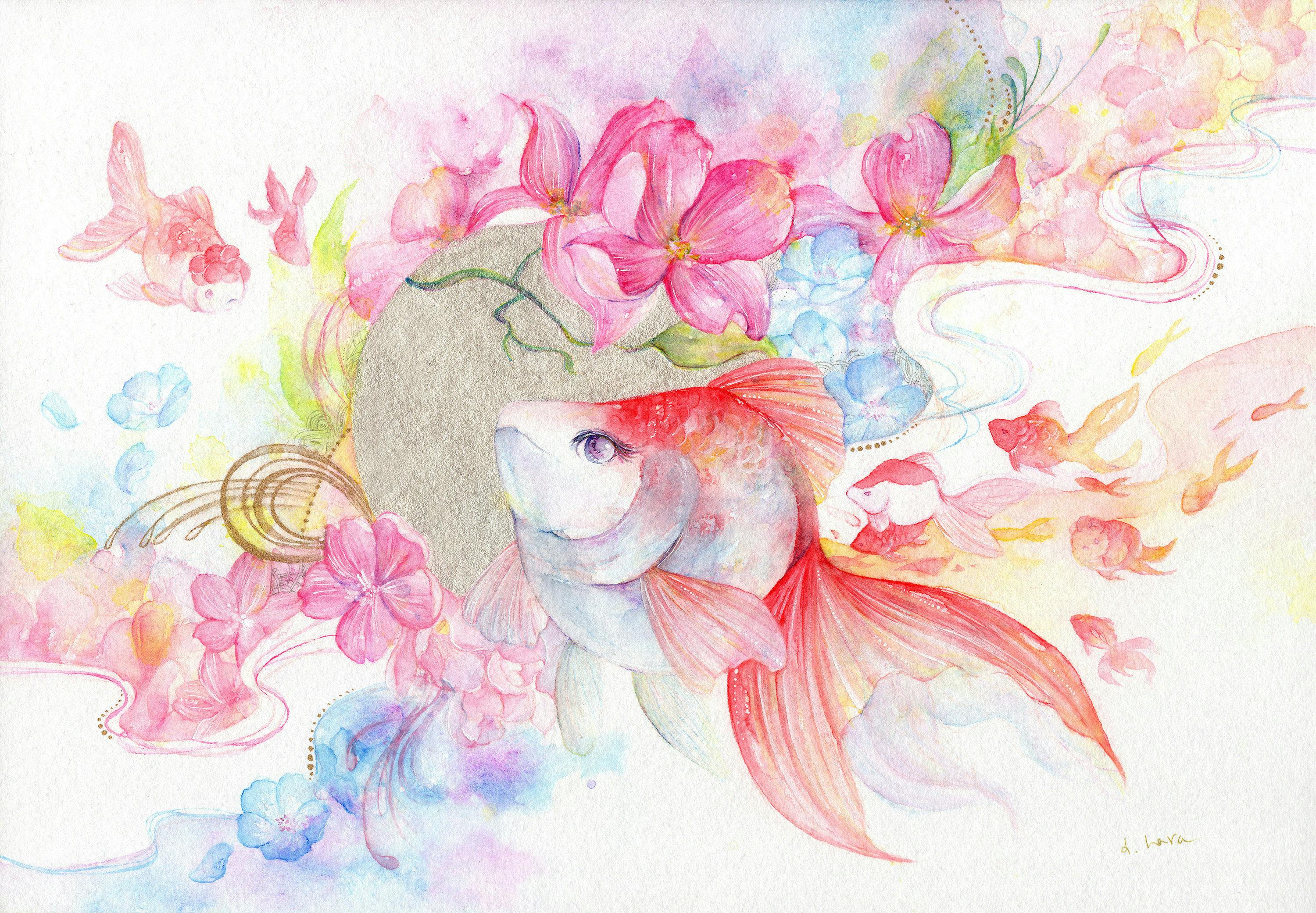 どこでも泳げる金魚作家 晴智ありさの作品を全国へ届けたい