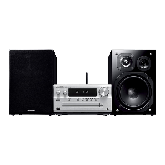 PANASONIC SA-PMX100EG STEREO SYSTEM SERVICE MANUAL | ManualsLib