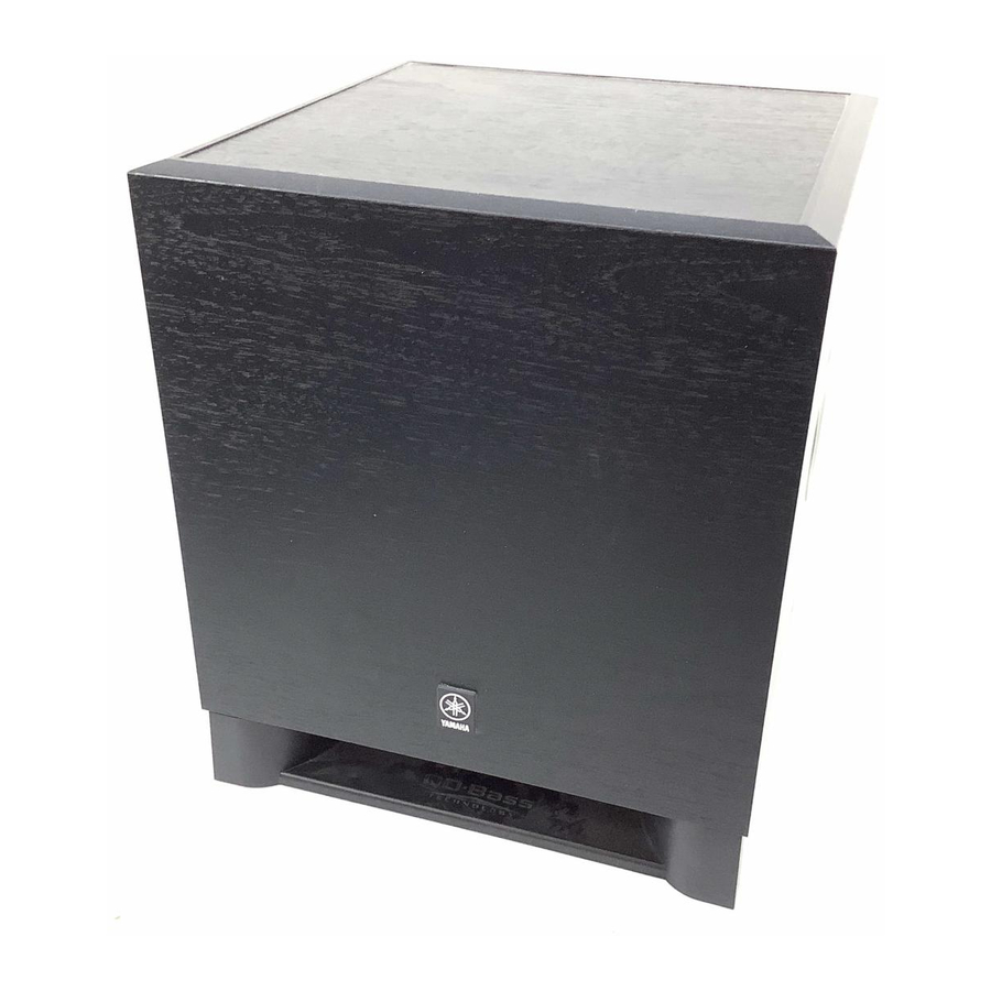 YAMAHA YST-SW010 OWNER'S MANUAL Pdf Download | ManualsLib