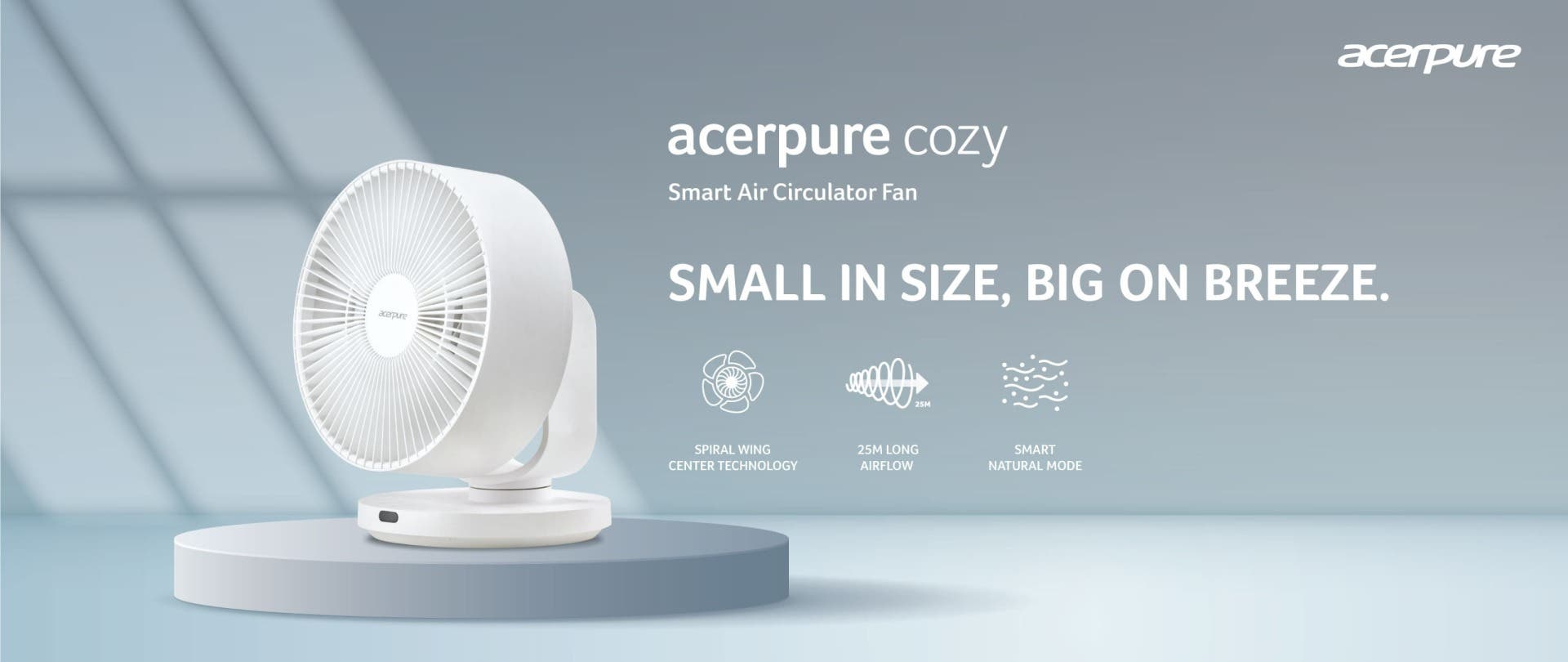 エアサーキュレーター Acerpure Cozy エイサーピュア 直径26cm
