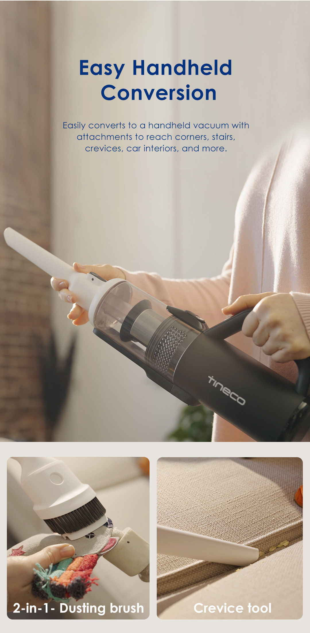 Tineco FLOOR ONE S5 Combo: All-in-One Cordless Floor Washer for