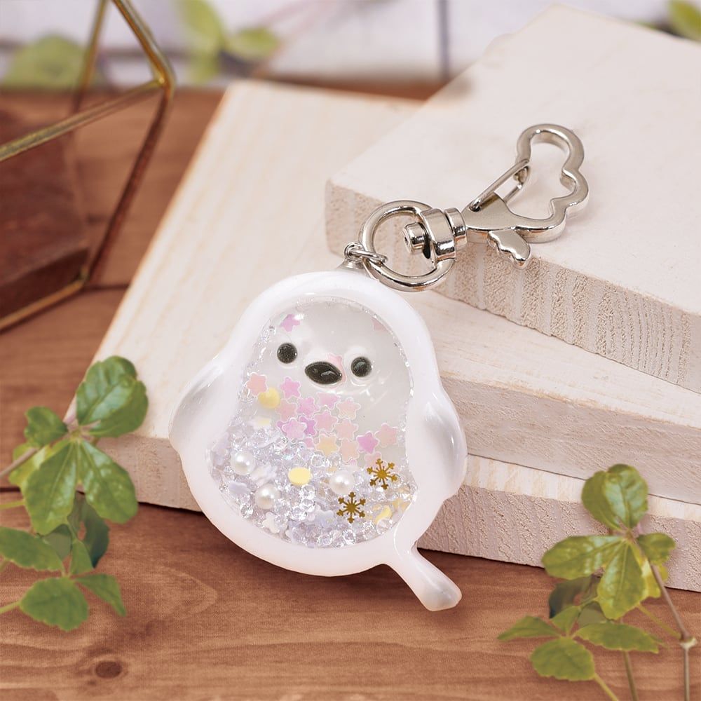 シャカシャカレジンチャーム シャカシャカモールド シマエナガ レジン