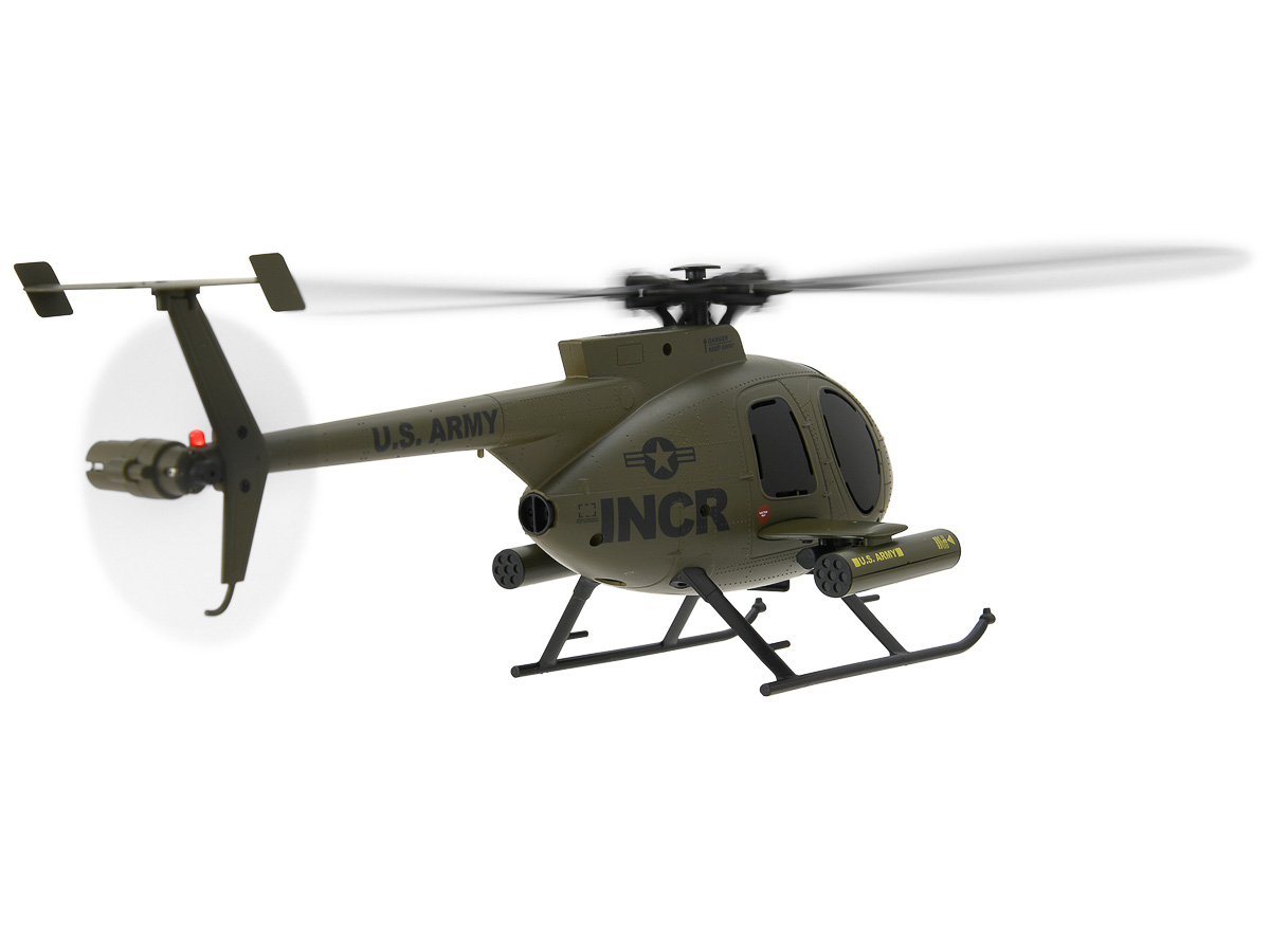 ミリオタ心を刺激する98gの本格ラジコンヘリ！「MD500 INCR」でリアル