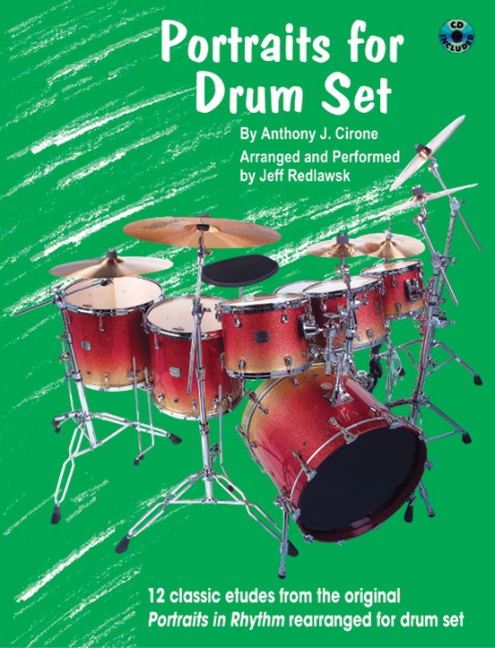 Portraits for Drum Set: Drumset Book & CD | Sheet Music