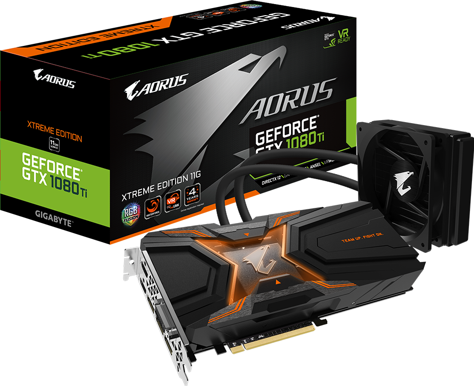 AORUS GeForce® GTX 1080 Ti Waterforce Xtreme Edition 11G (Rev. 1.0