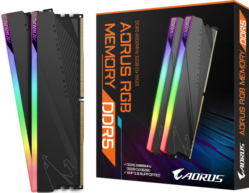 AORUS RGB Memory DDR5 32GB (2x16GB) 6000MT/s - GIGABYTE Japan