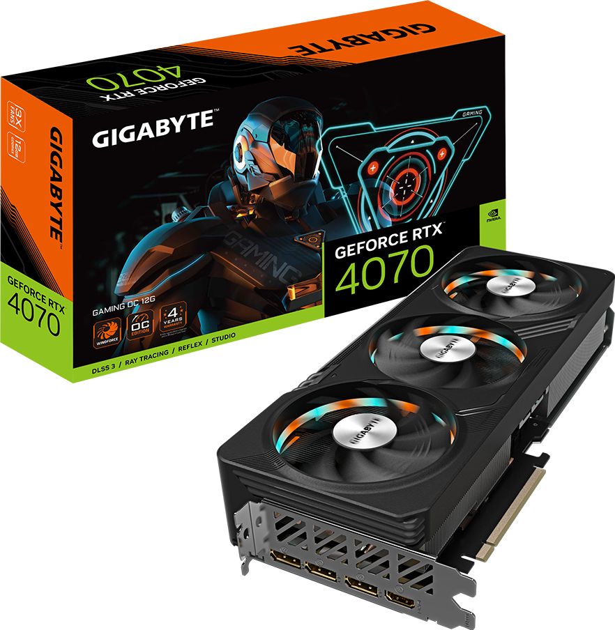 GeForce RTX™ 4070 GAMING OC 12G - GIGABYTE U.S.A.