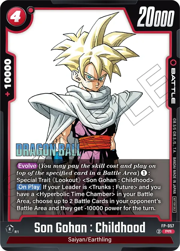 FP-057 Son Gohan : Childhood Dragon Ball Super Card Game Fusion