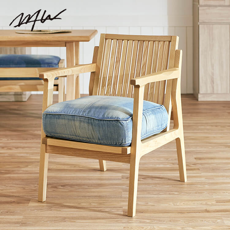 WTW ダイニングチェア(幅59cm) デニム地 アペルト | 【公式】LOWYA