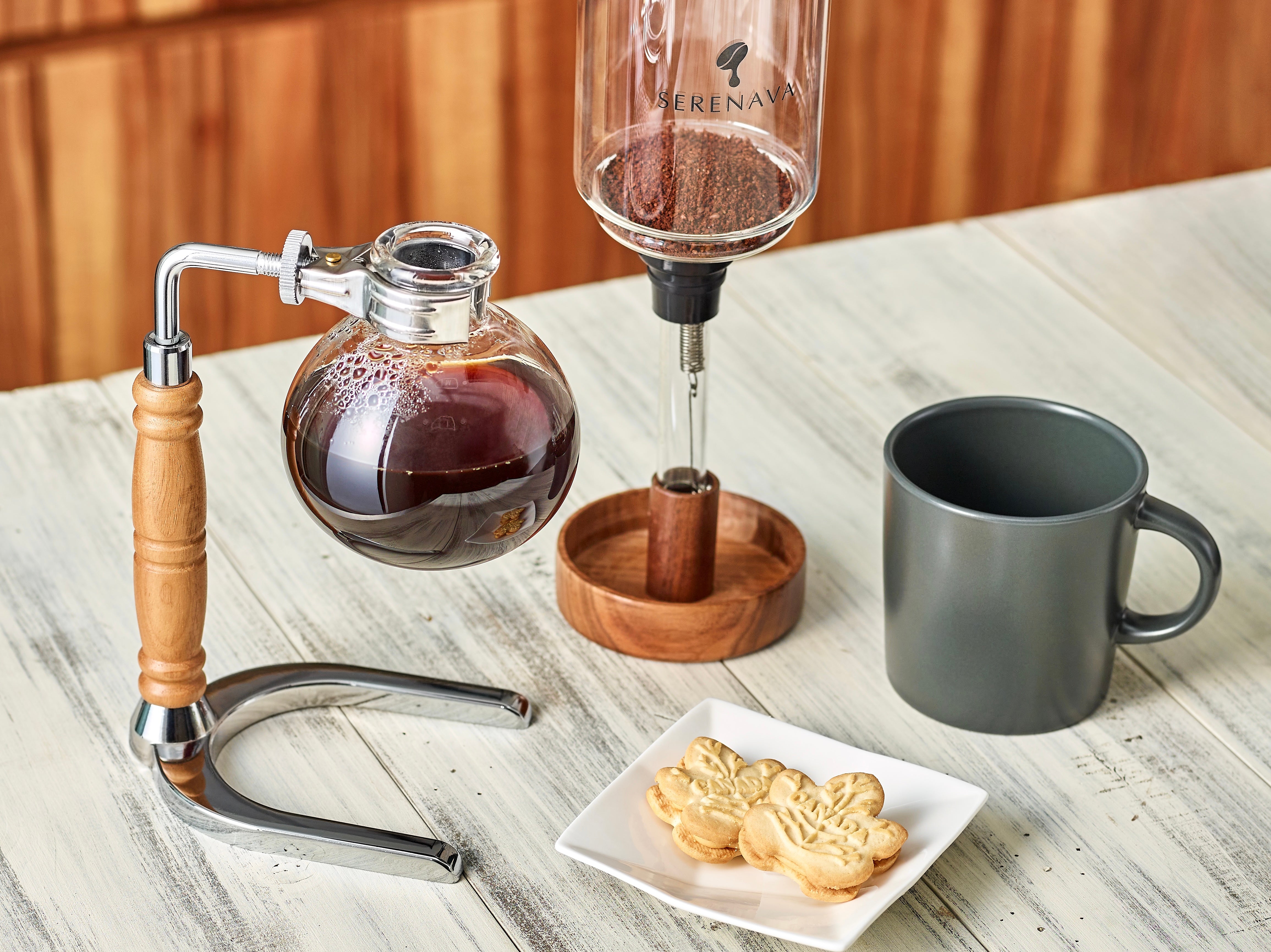 自宅バリスタの新定番】深み溢れる本格コーヒーサイフォン｜SERENAVA