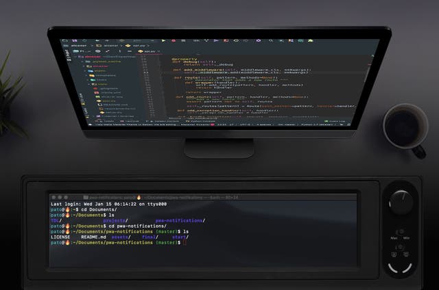 液晶とキーボードが一つに。ワークスペースに革命を「Vision Board