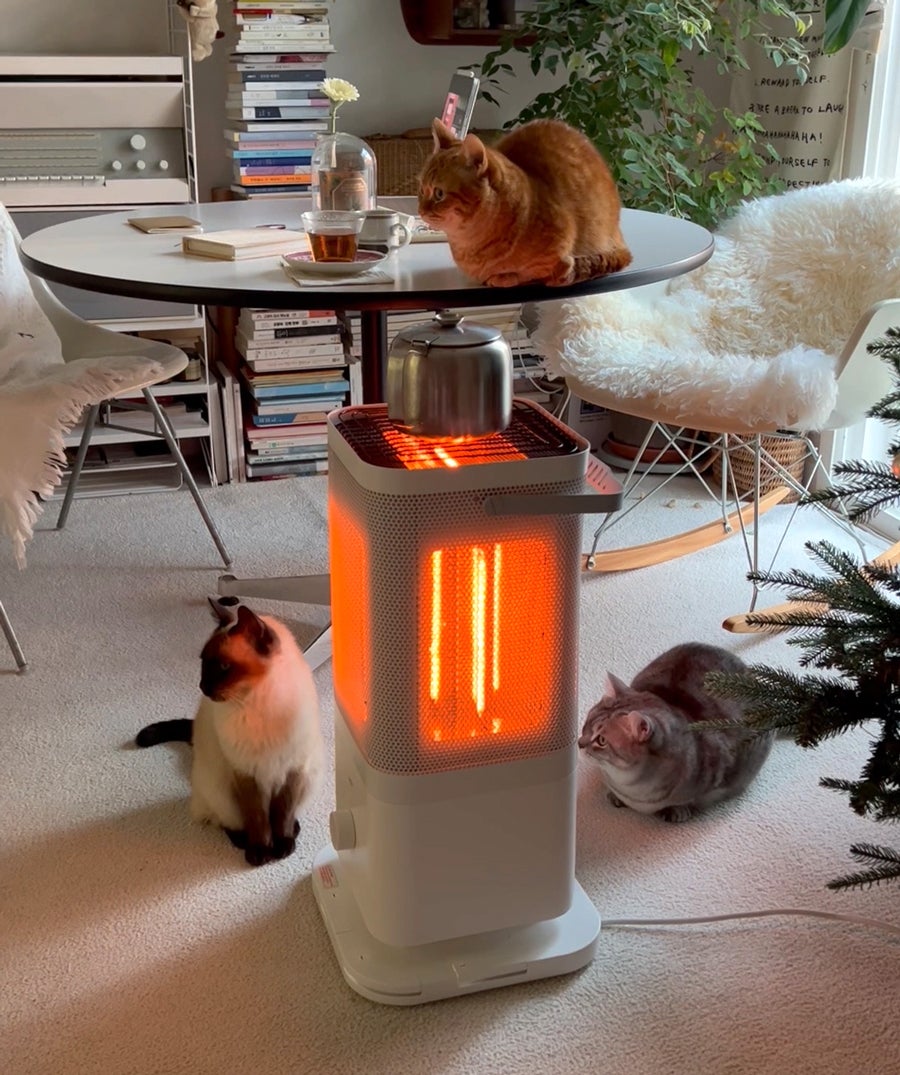 電気ストーブの進化。5面が個別コントロールできる3Dサラウンド