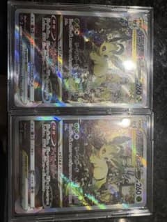 リーフィアVstar SAR レリーフ抜けエラーカードと通常SARセット - メルカリ