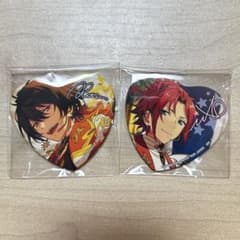 朔間凛月 衣更真緒 ハート缶バッジ オペレッタ - メルカリ