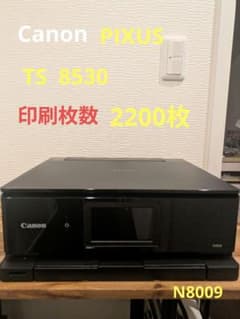 Canon PIXUS TS 8530 印刷枚数 2200枚 管 N8009 - メルカリ