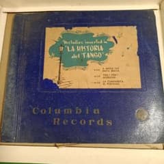 極希少】 SP盤3枚組 アルバム『タンゴの歴史』カナーロ／カルロス