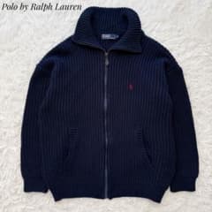 ポロラルフローレン フルジップニット ドライバーズニット ノームコア