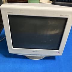 SONY ブラウン管 動作確認済 CPD-G220 17型 レトロ モニター - メルカリ