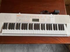 CASIO LK-118 電子キーボード ホワイト - メルカリ