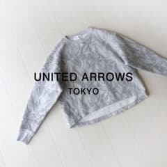 美品 ユナイテッドアローズ TOKYO 1,8万 フラワー柄 スウェット 579