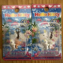 激レア！ 横浜八景島限定ハローキティ ファスナーマスコット ピンク