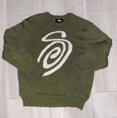 Stussy スワールロゴ ニットセーター M - メルカリ