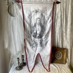 ぶーたろう様専用 教会用バナー イエスキリスト 聖心 旗 19世紀 - メルカリ