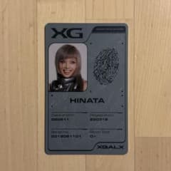 XG HINATA ヒナタ トレカ THE CORE - 核 IDカード - メルカリ