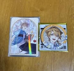 伏見ガク 8周年缶バッチ、ART OFNIJISANJI ランダムカードセット