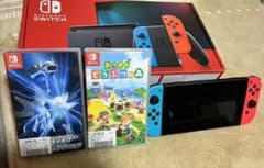 Switch 本体付属品全て有 カセット3枚 リングフィット付き - メルカリ