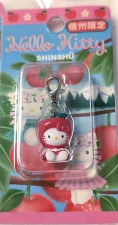 ご当地キティ 根付け 信州限定 りんご - メルカリ