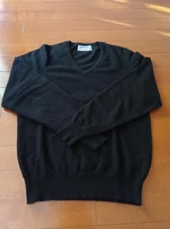 Ballantyne Vネックカシミヤセーター 黒 - メルカリ