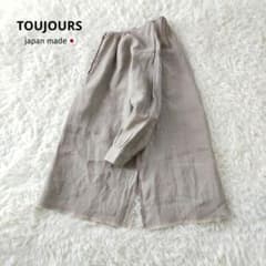 TOUJOURSトゥジュー⿻ヘンリーネックリネンチュニック - メルカリ
