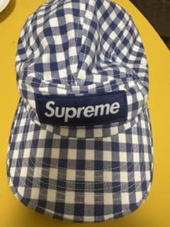 Supreme チェック柄 ワークキャップ - メルカリ