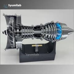 TR900 A380 航空機 エンジンモデル 3Dプリンタ 教育 プラモデル可動