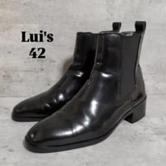 Lui's】ヒールサイドゴアブーツ☆光沢感あり☆42 - メルカリ