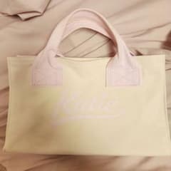 ♡KATIE LOGO fluffy bunny canvas tote♡ - メルカリ