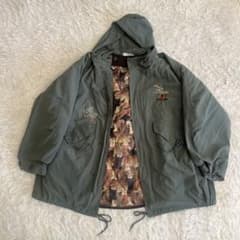 グラニフ ショートモッズコート IKAKU レッサーパンダ 3way L刺繍