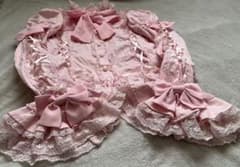 アンジェリックプリティ 姫袖 ブラウス 姫系 ロリィタ 編み上げ リボン