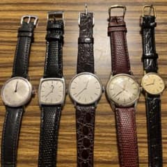 ジャンク】アンティーク 手巻き・自動巻き腕時計 5点セット - メルカリ