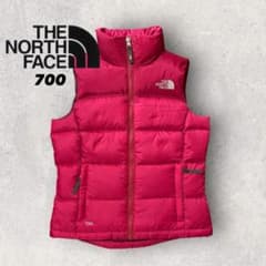 ザ・ノースフェイス】ヌプシベスト ダウンベスト XS ワインレッド 700