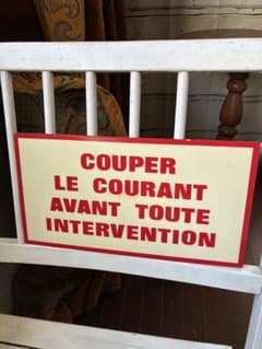 50s様専用フランス アンティーク サイン プレート 看板 注意喚起 文字