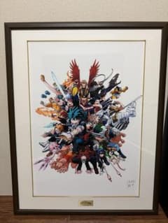 僕のヒーローアカデミア展 DRAWING SMASH キービジュアル複製原画