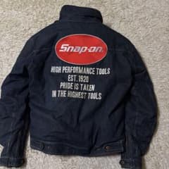 スナップオン Snap-on デニム バイクジャケット 中綿 冬 ライディング