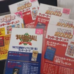 プロ野球チップス2000 ラッキーカード 未使用 2001 1998 - メルカリ