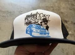 超激レアプリントデッドストック企業系トラッカーキャップ - メルカリ