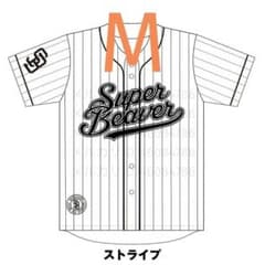 SUPER BEAVER ベースボールシャツ ストライプ M ビーバー - メルカリ