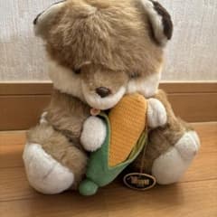 昭和レトロ オオイケ コーンきつねM ぬいぐるみ - メルカリ