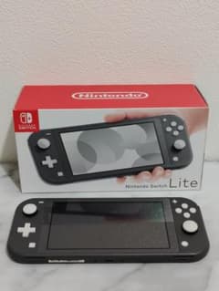 Nintendo Switch Lite グレー 箱+本体のみ ジャンク - メルカリ