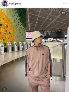 専用コムドットゆうま着用 needles トラックジャケットセットアップ